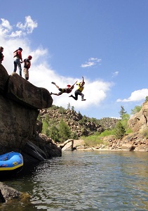 Diving In River Diving In River