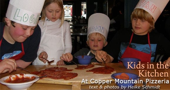 Kids in the Kitchen: At Copper Mountain Pizzeria