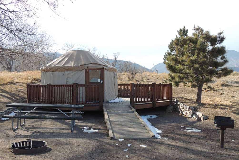 Get Close to Nature in a Lakewood Park Yurt