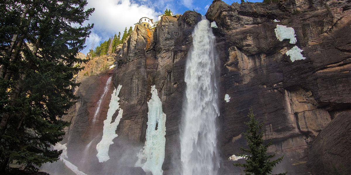 Bridal Veil Falls: Trekking Telluride