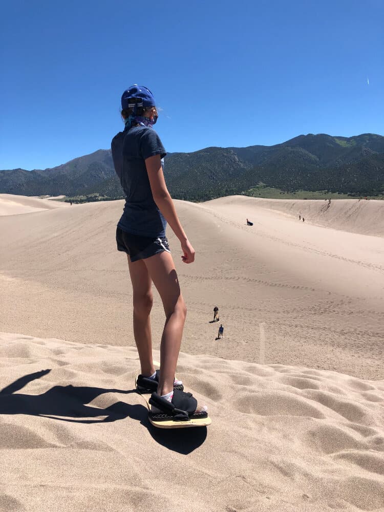 sand boarding at the great sand dunes alamosa