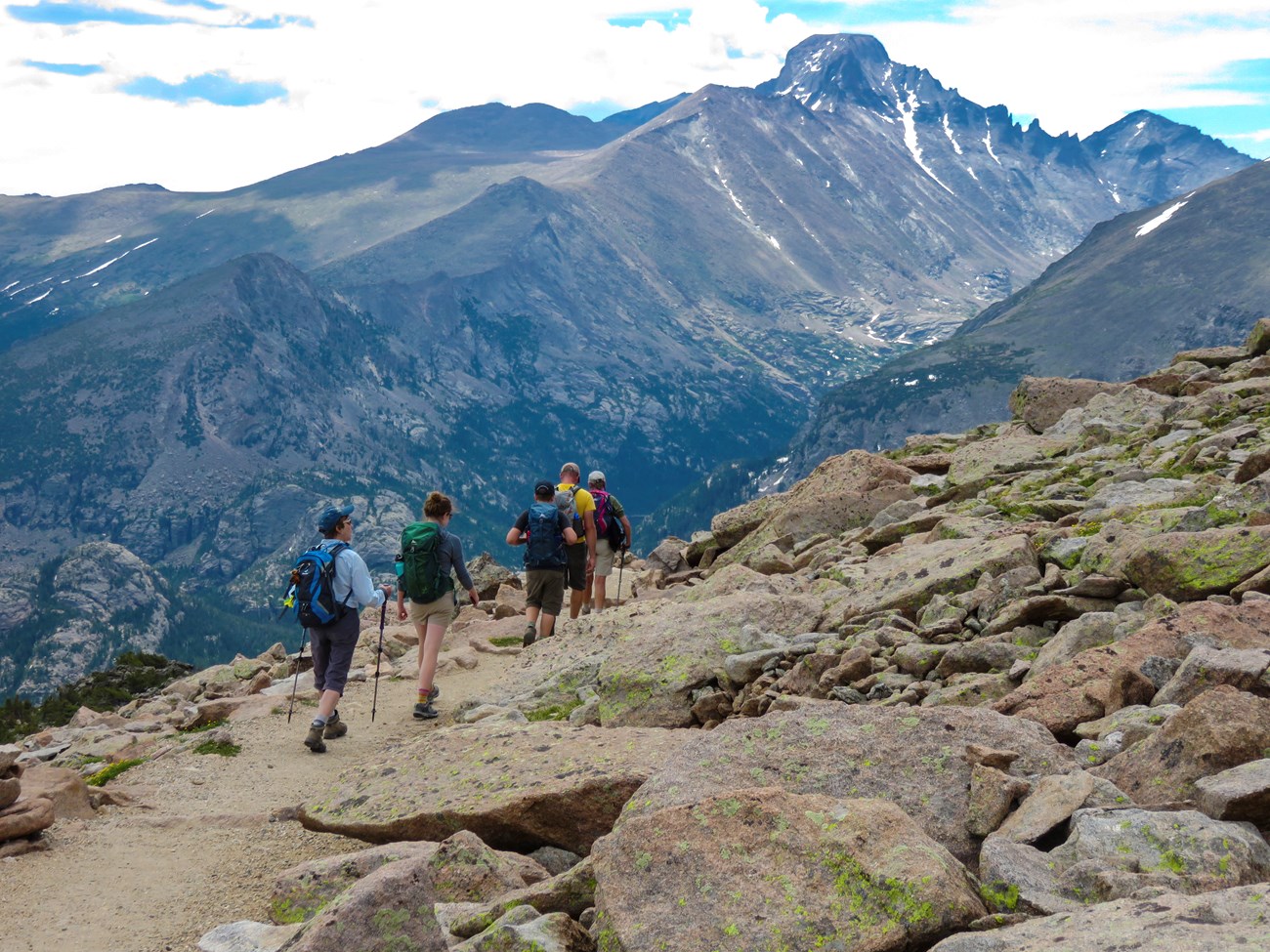 Visit Rocky Mountain National Park and go hiking